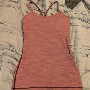 power y never worn lulu tank top multicolor super cute super supportive